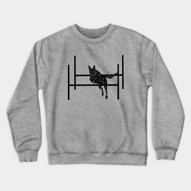 "Brave dog agility" Crewneck Sweatshirt by Shinwys22 